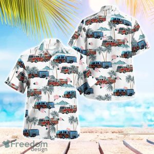 Elizabethtown Fire Department Hawaiian Shirt Beach Summer Shirt