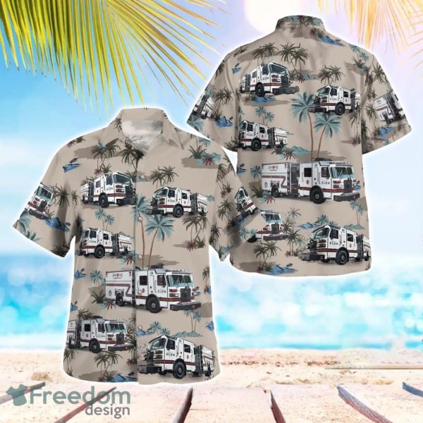 Elon Fire Department Beach Hawaiian Shirt Summer Gift