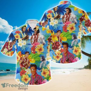 Elvis Presley Blue Hawaiian Shirt