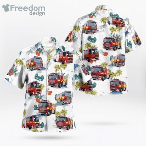 England United Kingdom Hereford And Worcester Fire And Rescue Service Hawaiian Shirt