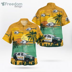 Escambia County Sheriff Chevrolet Tahoe Ppv & Bell Oh-58C Kiowa Hawaiian Shirt