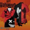 Evil Smile Halloween Hawaiian Shirt Mens Spirit Halloween Aloha Shirt