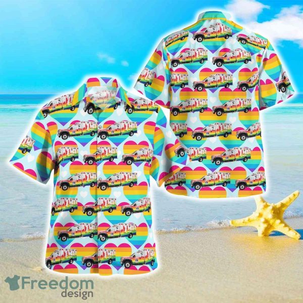 FDNY Celebrates Pride Ambulance Hawaiian Shirt Best Style For Men And Women