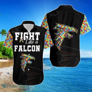 Fight Like A Atlanta Falcons Autism Support Hawaiian Shirt For Men Women