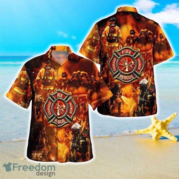 Firefighter Hawaiian Shirt Great Style For Men Women