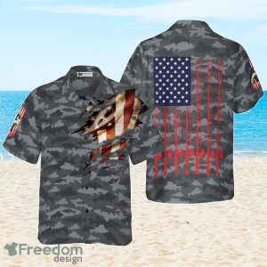 Fishing American Flag Hawaiian Shirt Best Style For Men And Women