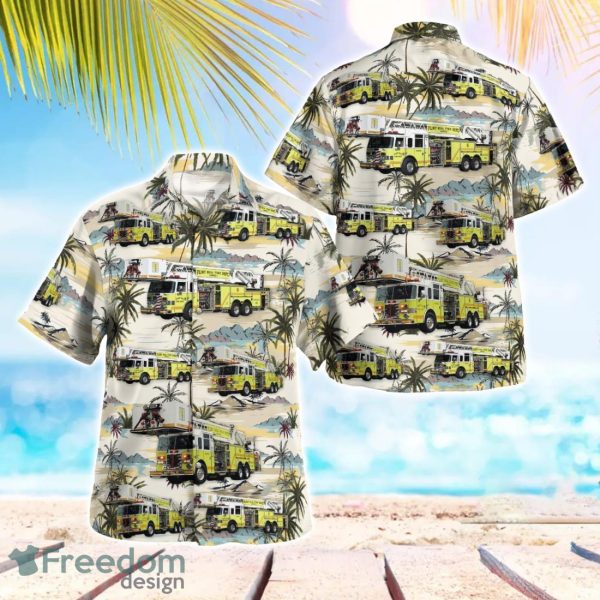 Flint Hill Fire Department Beach Hawaiian Shirt Summer Gift