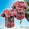 Floral NHL Carolina Hurricanes Hawaiian Design Baseball Jersey For Men And Women