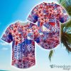 Floral NHL New York Rangers Hawaiian Design Baseball Jersey For Men And Women