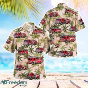 Florida Coral Springs Fire Department Hawaiian Shirt Beach Shirt Summer Holiday Gift