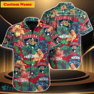 Florida Panthers NHL Custom Name Hawaiian Shirt For Men Women Gift For Fan