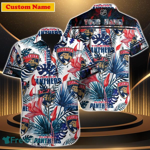 Florida Panthers NHL Custom Name Hawaiian Shirt Gift For Men Women