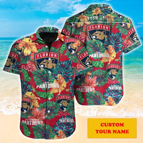 Florida Panthers NHL Personalized Hawaiian Shirt Great Gift For Fans