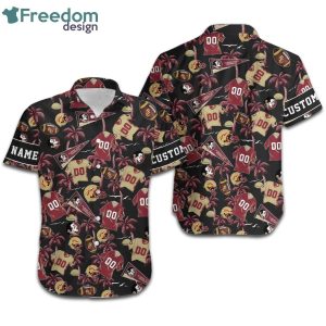 Florida State Seminoles Custom Name & Number Personalized Hawaiian Shirt