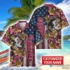 Florida State Seminoles Custom name USA Flag 4th July Independence Day Hawaiian Shirt