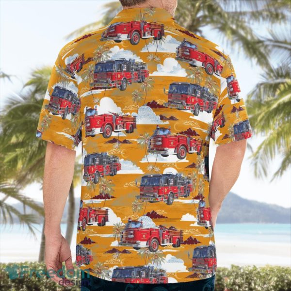 The Villages Fire Rescue Hawaiian Shirt Summer Beach Shirt