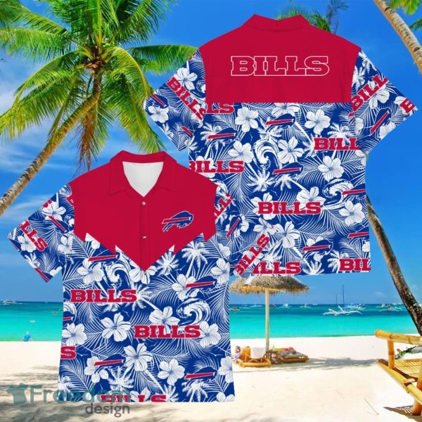 Football American Hawaii Shirt Tropical Beach Tree Buffalo Bills